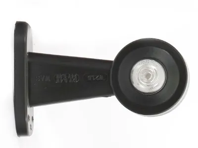 WAS LED Sidemarkeringslys 12-24V Hvid/Rød med Gummiarm 135mm - Billede 2