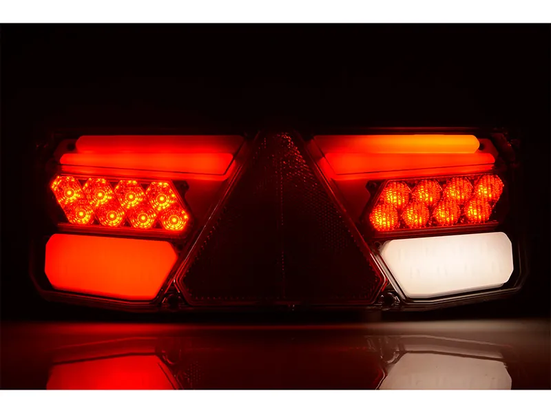 WAS LED Baglygter 12-24V til Trailer og Påhængsvogn med Dynamisk Blinklys - Billede 4