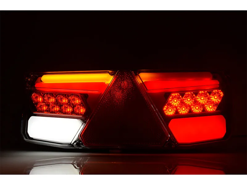 WAS LED Baglygter til Trailer 12-24V med Dynamisk Blinklys - Billede 4