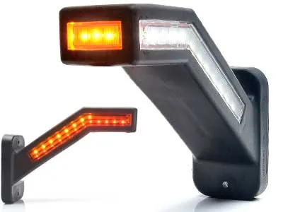 WAS LED Markeringslys med Bremselys - Højre Side 12/24V - Dynamisk Blinklys - Billede 2