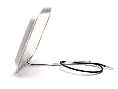 LED Kabinebelysning 12-24V 1215lm Chrome - Kvadratisk Indvendig Belysning - Billede 2