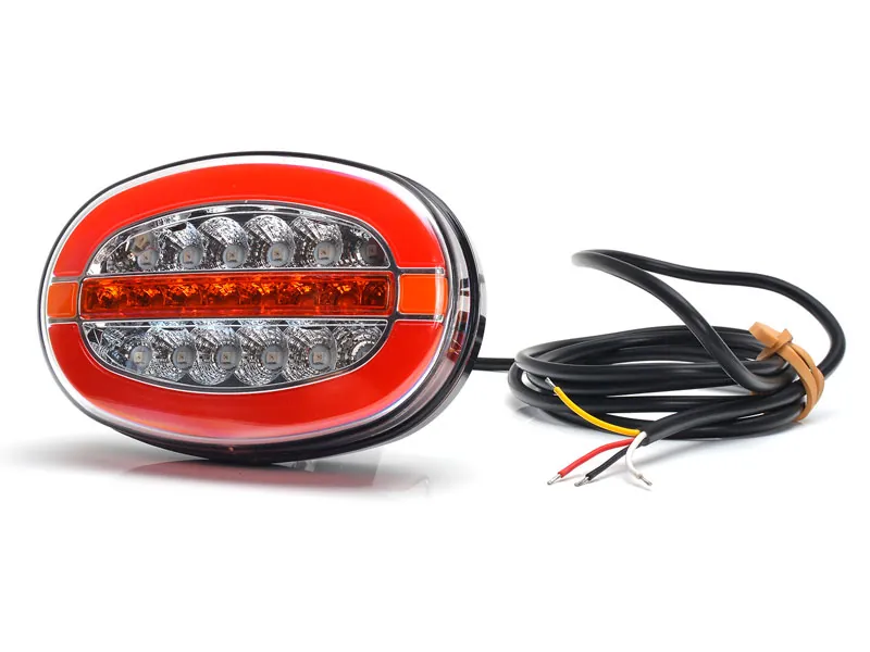 WAS LED-baglygte 3 funktioner 12-24V 136 x 91 mm - Billede 2