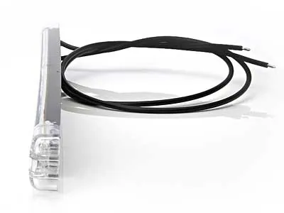 WAS LED Sidemarkeringslys 12-24V Hvid - Ultra Tynd 10.4mm med ECE Godkendelse - Billede 2