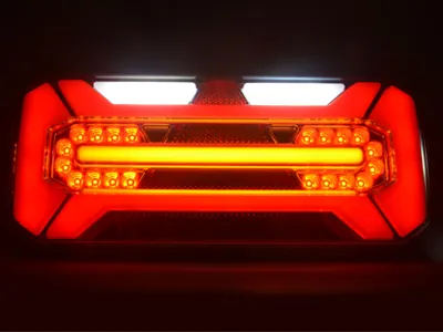 WAS LED Baglys til Påhængsvogn 12-24V Multifunktionel Venstre 306mm - Billede 4