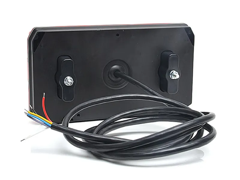 WAS LED Baglygte til Trailer 12-24V - Komplet Multifunktionslys med 6 Funktioner - Billede 2