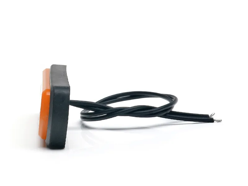 WAS LED Sidemarkeringslys Amber 12-24V 110mm - Billede 3