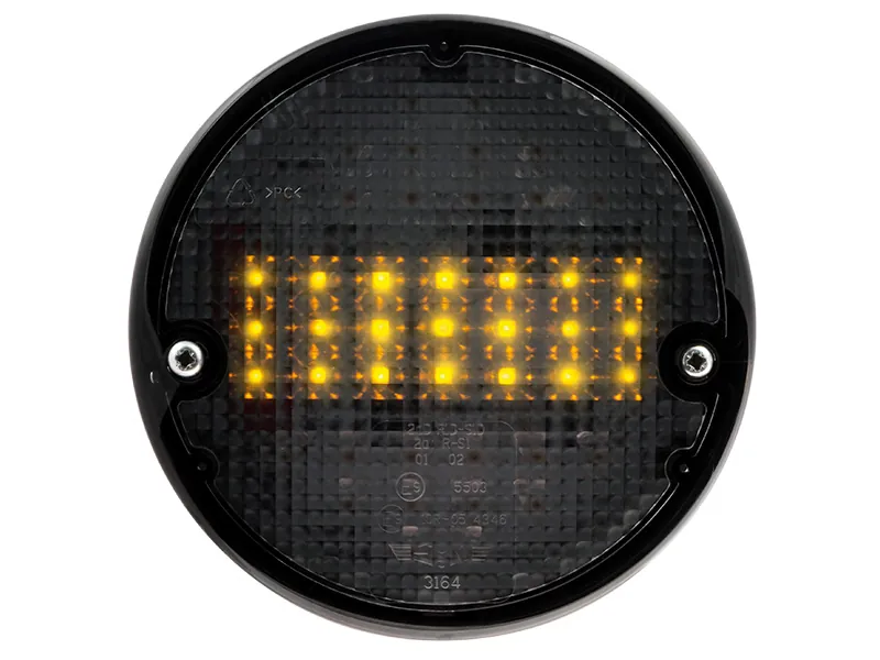 LED Baglys 12-24V med Dynamisk Blinklys og Mørk Optik - D-Godkendt - Billede 4