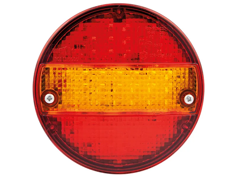 LED Baglygte 140mm Multifunktion 12-24V med Dynamisk Blinklys - Billede 2