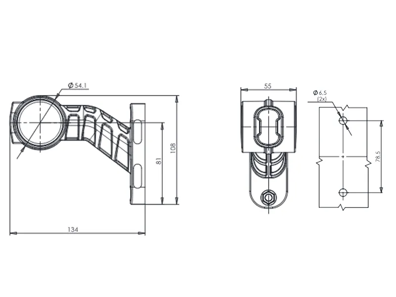 Was LED Sidemarkeringslys 12/24V Højre Side - Front/Bagmonteret Markeringslys - Billede 2