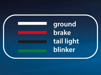 AUTOLINE LED-Baglygte 12-24V Højre med Dynamisk Blinklys - Billede 2
