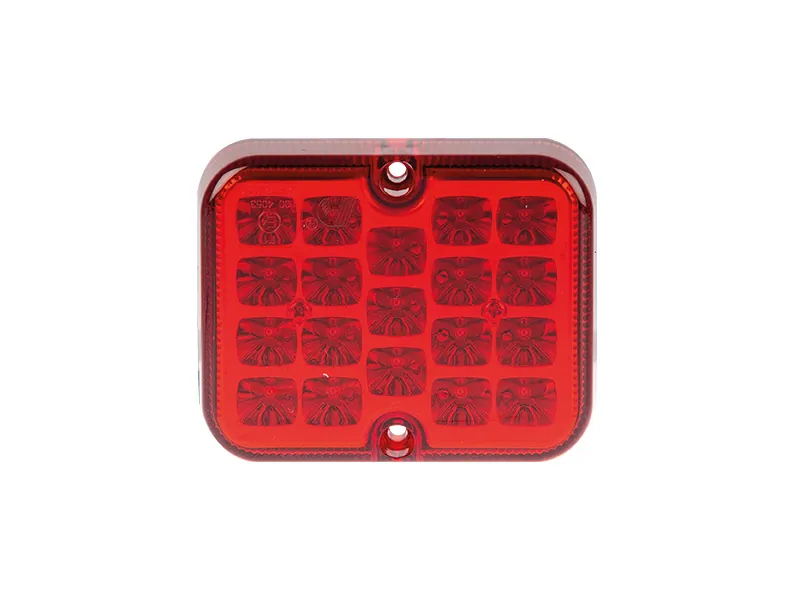 AUTOLINE LED Bagtågelys 19 LED 12-24V E-godkendt 100x80mm - Ledekstralys.dk