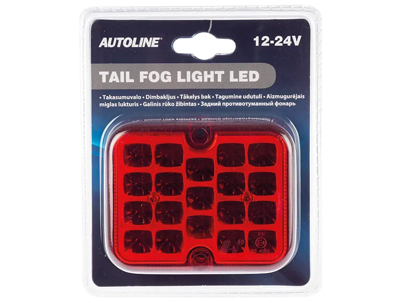 AUTOLINE LED Bagtågelys 19 LED 12-24V E-godkendt 100x80mm - Billede 3