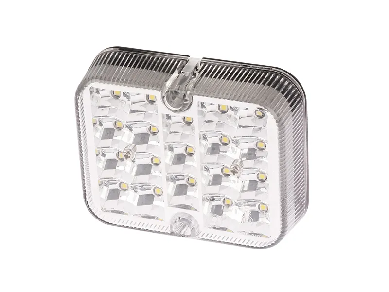 AUTOLINE LED-bakgearslys 12-24V med 19 LED - E-godkendt 100x80mm - Billede 2