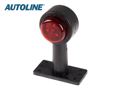 AUTOLINE LED Sidemarkeringslys 12-24V Hvid/Rød E-godkendt - Billede 4