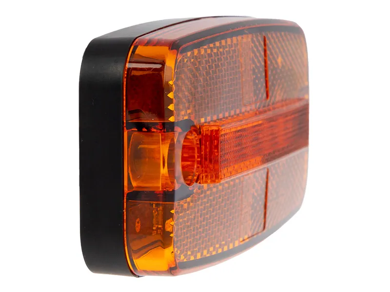 Truck Vision LED Sidemarkeringslygte med Stroboskop 12-24V Amber - Billede 3