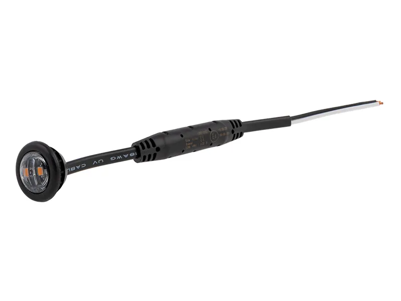 OPTIBEAM DARK PHANTOM LED Sidemarkeringslys 8-32V - Diskret Design med Røgfarvet Linse - Billede 5