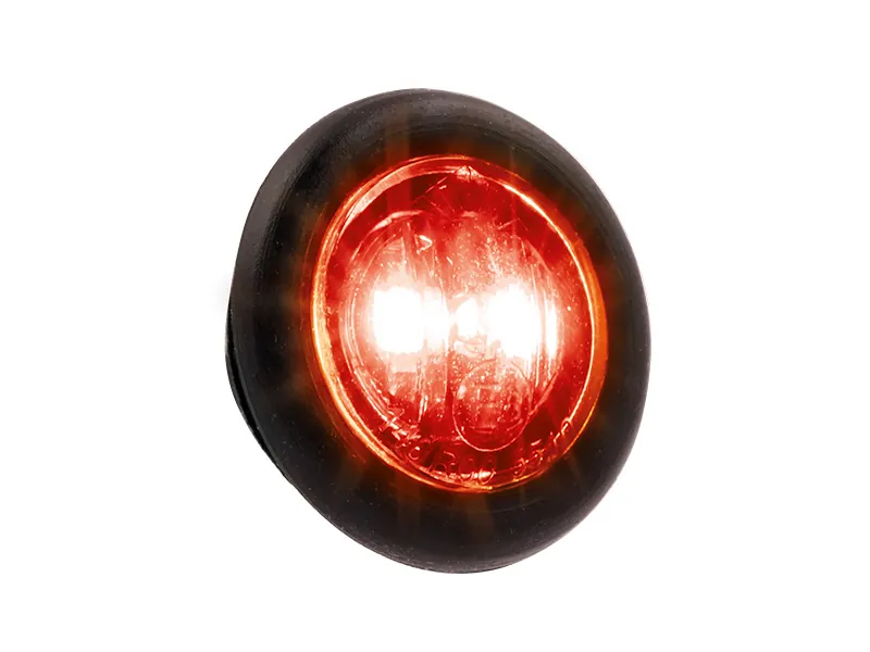 OPTIBEAM Dark Phantom LED Sidemarkeringslys 8-32V Indbygning Røgfarvet - Billede 2