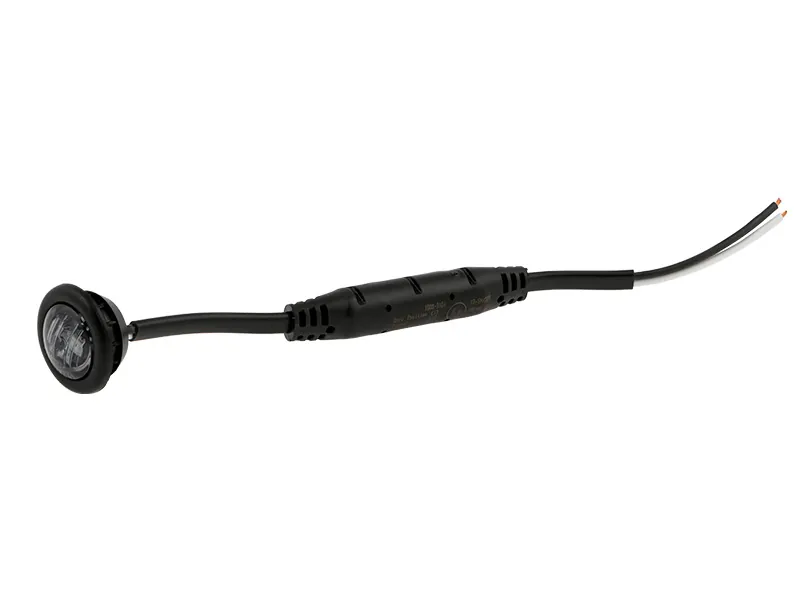 OPTIBEAM Dark Phantom LED Sidemarkeringslys 8-32V Indbygning Røgfarvet - Billede 5