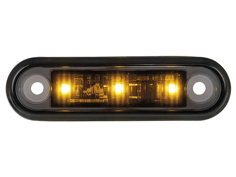 Optibeam Dark Phantom LED-positionslys gul 79,5 x 22,5 mm, 0,5 m ADR-kabel - Billede 5