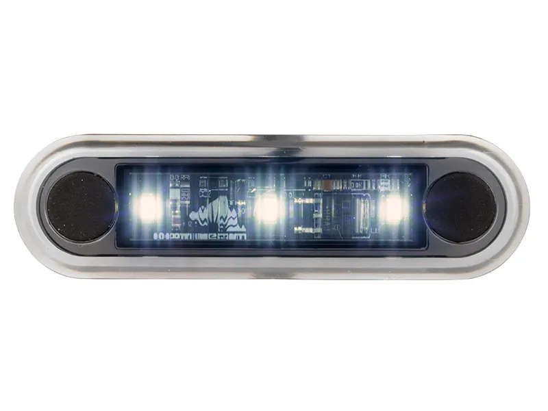 Optibeam Dark Phantom LED-positionslys hvid 79,5 x 22,5 mm, 0,5 m ADR-kabel - Billede 3