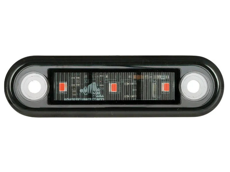 Optibeam Dark Phantom LED-positionslys rød 79,5 x 22,5 mm, 5 m ADR-kabel - Billede 6