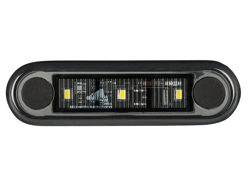 Optibeam Dark Phantom LED-positionslys hvid 79,5 x 22,5 mm, 5 m ADR-kabel - Billede 2