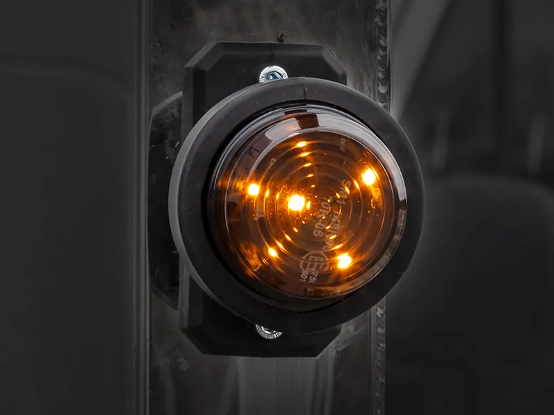 Optibeam Dark Phantom LED-positionslys gul ø 70 mm, 5 m ADR-kabel - Billede 5