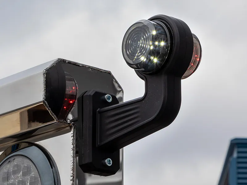Optibeam Dark Phantom LED-positionslys hvid ø 70 mm, 5 m ADR-kabel - Billede 4