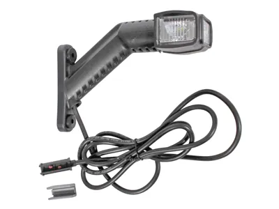 ASPöCK LED Sidemarkeringslys 12-24V med Gummiarm - Hvid/Rød/Gul ADR-godkendt - Ledekstralys.dk