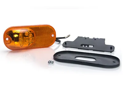 WAS LED Sidemarkeringslys Multifunktion 12-24V Gul ECE-godkendt - Billede 2