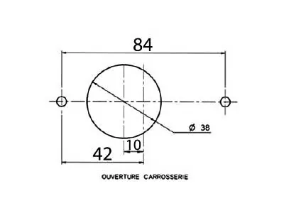 Sidemarkeringslys Orange 110x50mm med Reflektor - T10 fatning - Billede 3