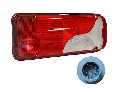 Vignal Baglygte 7-Kammer 400x160mm Højre til MB/VW - Reflektortype - Ledekstralys.dk