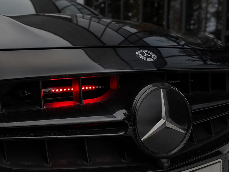 Night Rider Tuning Light - Rød LED Lysstrip 60cm 12V til Biltuning - Billede 2