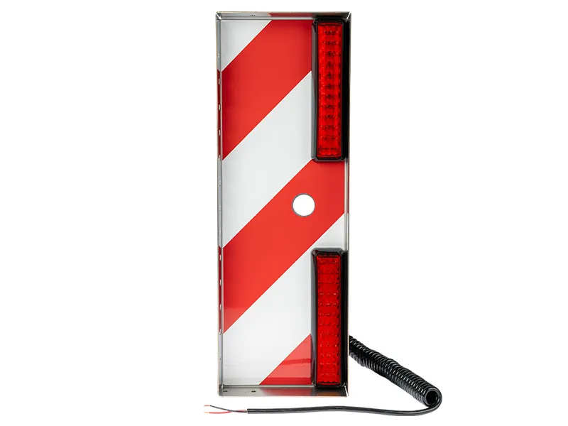 LED Breddelys Oversized Vehicles Rød Baglys Højre 13.8V/28V 525x180mm - Ledekstralys.dk