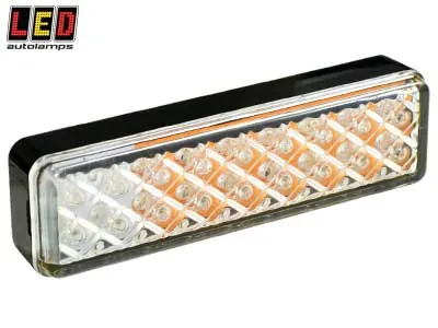 LED Autolamps LED Blinklys/Positionslys 135mm Gul 12-24V ECE-godkendt - Ledekstralys.dk