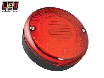 LED Autolamps Bagtågelys LED 140mm 12-24V - Rund Overflademontage - Ledekstralys.dk
