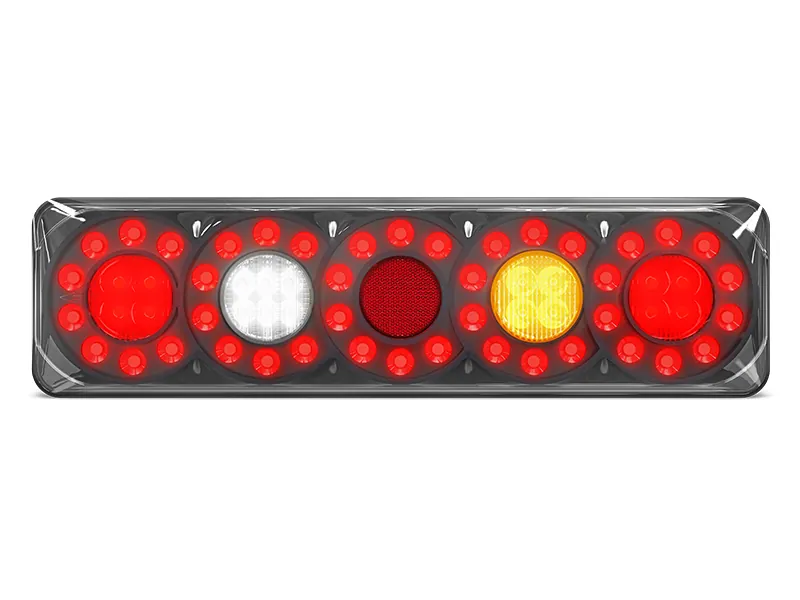 LED AUTOLAMPS Baglygte 6-i-1 12-24V 387mm - Multifunktionel Bagbelysning - Billede 2