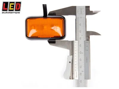 LED AUTOLAMPS LED Sidemarkeringslys 12-24V 58mm Chrome - Billede 3
