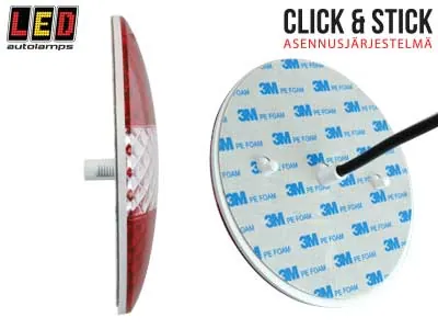 LED Autolamps Rund LED Baglygte 140mm 12-24V - Multifunktion til Trailer og Lastbil - Billede 2