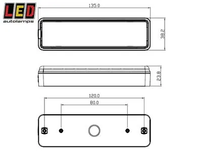 LED AUTOLAMPS Justerbar Sikkerhedsflashenhed 12-24V 2-Kanals Kontrolenhed - Billede 3