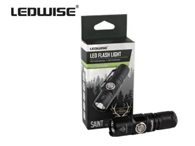 LEDWISE Saint Lommelygte med 1000 Lumen CREE XP-L LED og Magnetisk Ende - Ledekstralys.dk