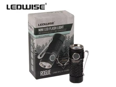 LEDWISE Rogue Torch Mini Lommelygte 600 Lumen - Genopladelig LED Arbejdslampe med Magnet - Ledekstralys.dk