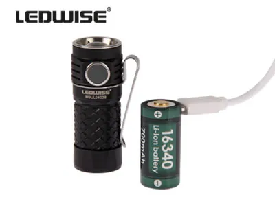 LEDWISE Rogue Torch Mini Lommelygte 600 Lumen - Genopladelig LED Arbejdslampe med Magnet - Billede 5