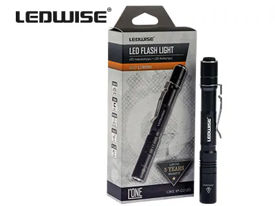 LEDWISE Little One Lommelygte 200 lumen CREE XP-G2 LED IPX8 - Ledekstralys.dk