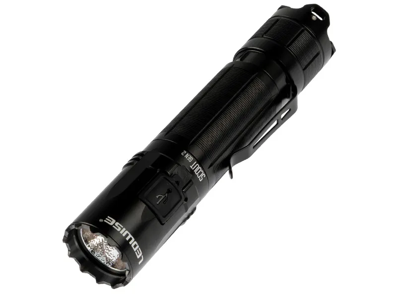 LEDWISE SCOUT Gen2 Taktisk Lommelygte 3300 Lumen USB-C Genopladelig - Billede 2