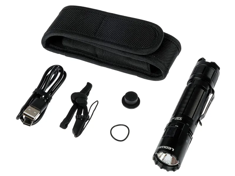 LEDWISE SCOUT Gen2 Taktisk Lommelygte 3300 Lumen USB-C Genopladelig - Billede 4