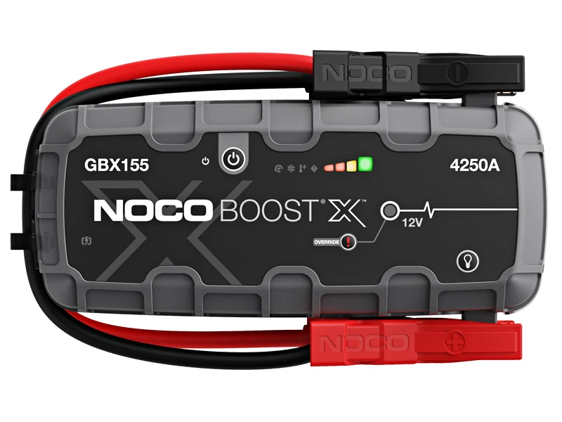 NOCO Boost X GBX155 Ekstrem Starthjælp 4250A 12V USB-C - Ledekstralys.dk