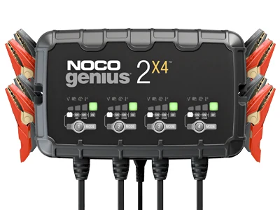 NOCO Genius 2A Intelligent Automatisk Batterilader 6V/12V 2A - Ledekstralys.dk