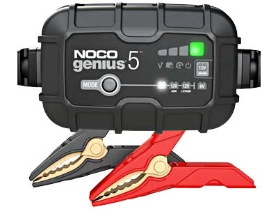 NOCO Genius 5A Intelligent Automatisk Batterilader 12V 5A - Ledekstralys.dk