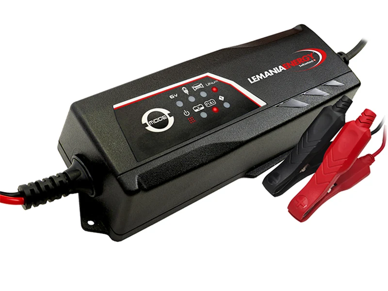 LEMANIA 6V/12V 4A Automatisk Batterilader (1700-LEM61240) - Ledekstralys.dk